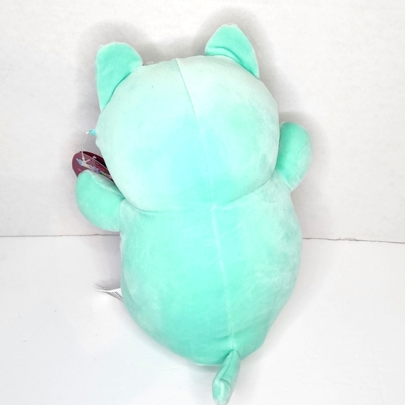 ❤️ CORINNA 😺 Teal Cat Valentine 2024 HugMee Original Squishmallow ☆》NWT《☆ - Picture 6 of 8